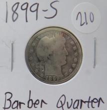 1899-S Barber Quarter