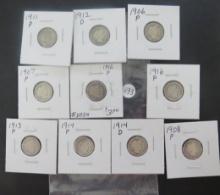 10- Barber Dimes