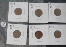 1910's- (20) Lincoln Wheat Cents