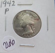 1942-P Washington Quarter