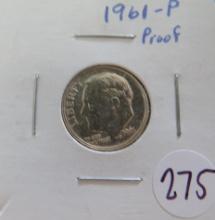 1961-P Roosevelt Dime- Proof