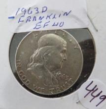 1963-D Franklin Half Dollar