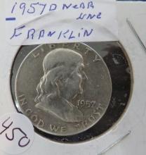 1957-D Franklin Half Dollar