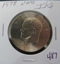 1978- Eisenhower Silver Dollar
