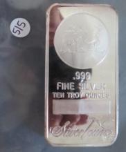 10 Troy Ounce Silver, SilverTown Bar