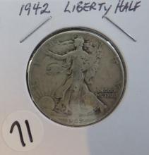 1942- Liberty Walking Half