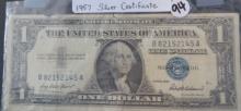 1957- 1$ Silver Certificate