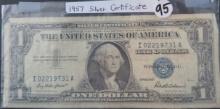 1957- 1$ Silver Certificate