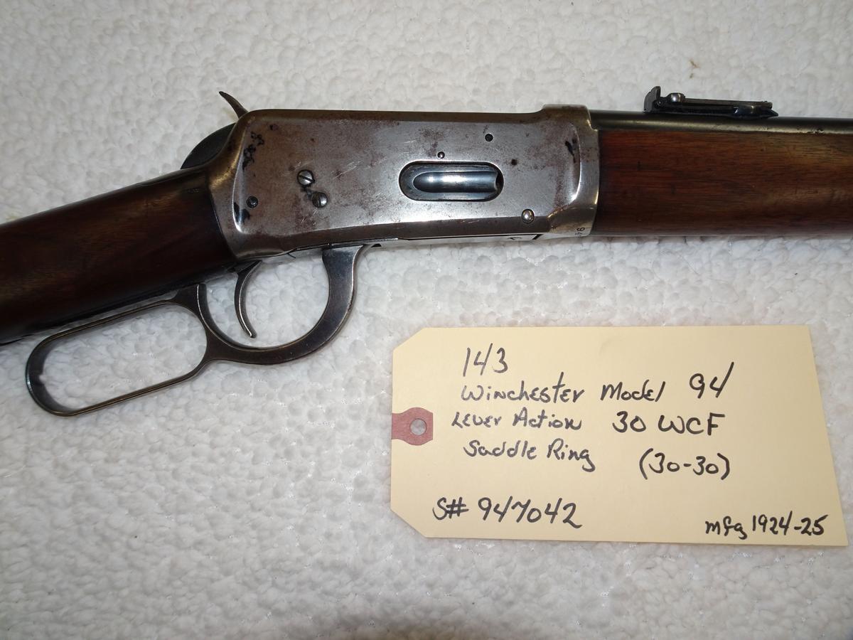 Winchester Model 94 Lever Action 30 WCF Saddle Ring (30-30)