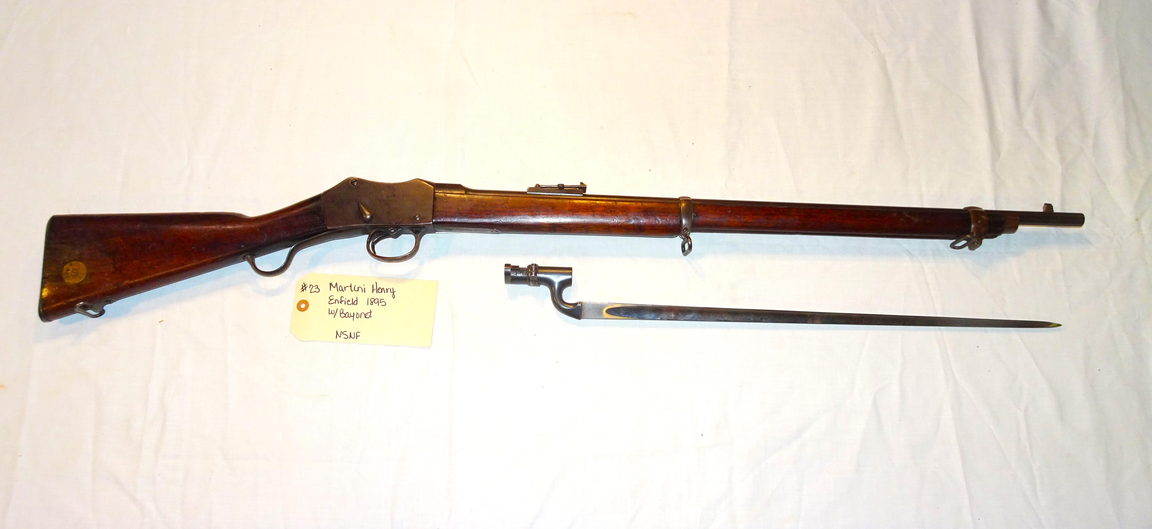 Martini Henry Enfield 1895 w/Bayonet