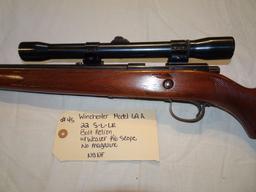 Winchester Model 69 A 22 S-L-LR Bolt Action w/Weaver K6 Scope No Magazine