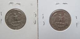 1951-D, 1952- Washington Quarter