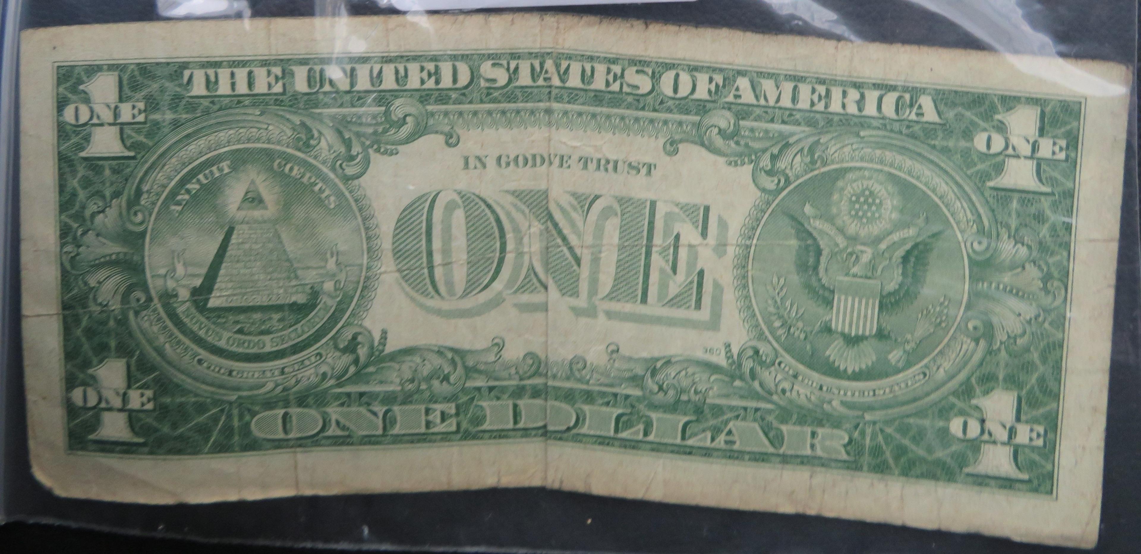 1957-D Silver Certificate One Dollar