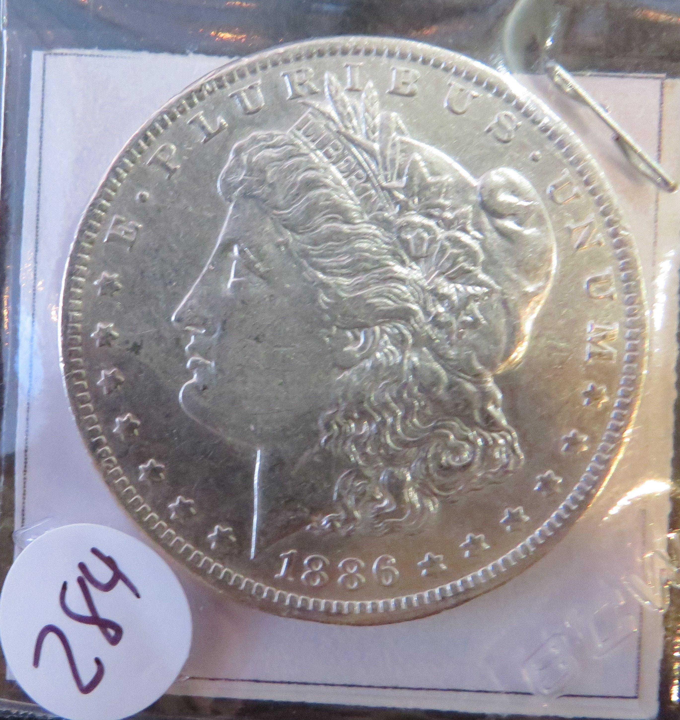 1886-O Silver Morgan Dollar