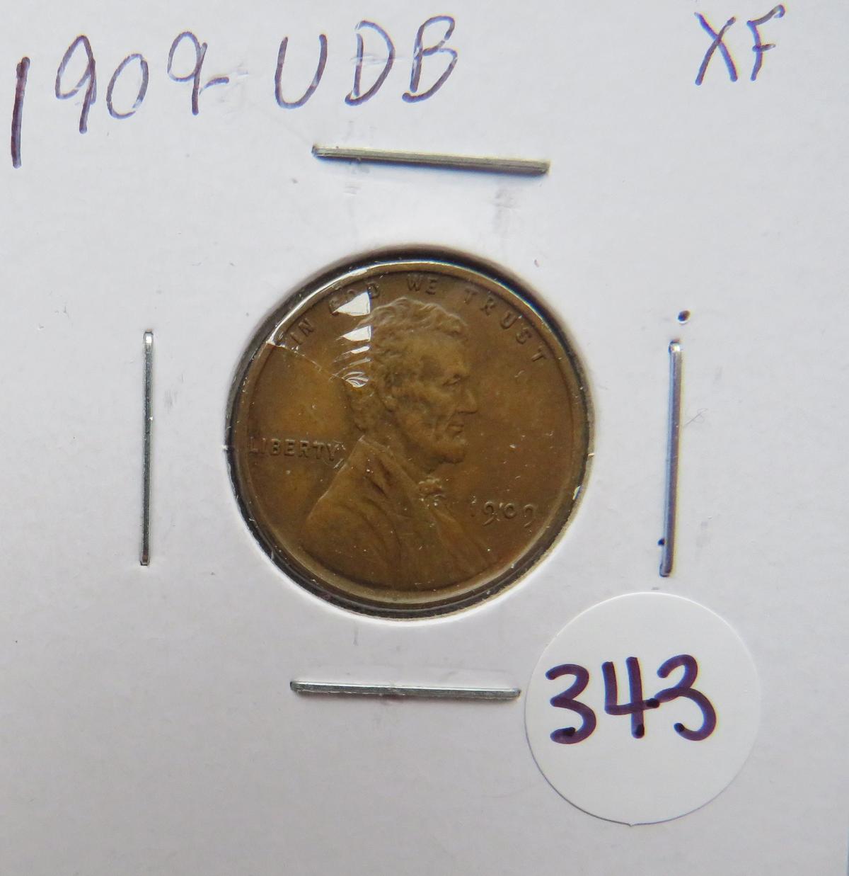 1909- Wheat Cent, VDB