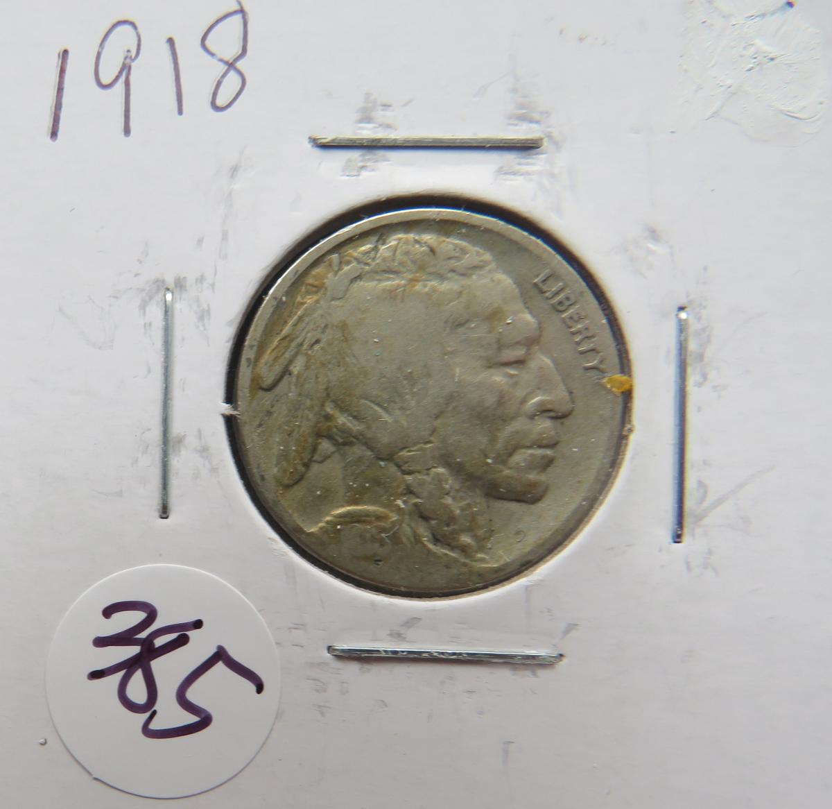 1918- Buffalo Nickel