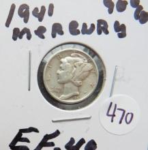 1941- Mercury Dime