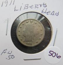 1911- Liberty Head Nickel
