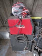 Lincoln Arc Welder with helmet