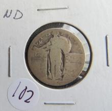 No Date- Standing Liberty Quarter