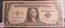 1935-E $1 Silver Certificate Blue Seal