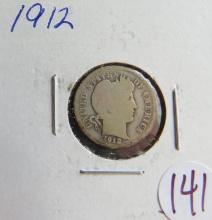 1912- Barber Dime