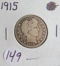 1915- Barber Quarter