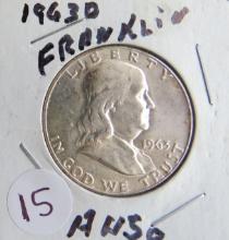 1963-D Franklin Half Dollar