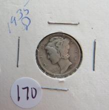 1935-D Mercury Dime