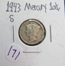 1943-S Mercury Dime