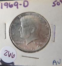 1969-D Kennedy Half Dollar