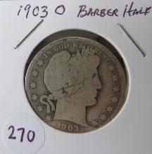 1903- O Barber Half