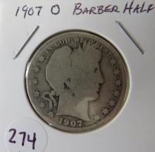 1907-O Barber Half