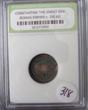 330 AD- Constantine Roman Coin