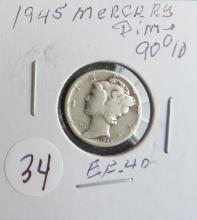 1945- Mercury Dime