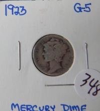 1923- Mercury Dime