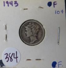 1943- Mercury Dime