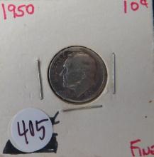 1950- Roosevelt Dime