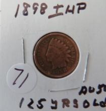 1898- Indian Head Cent