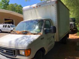 2003 Ford E350 Super Duty, 14' Box Truck