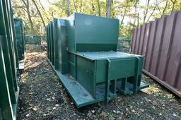 30 Yd. Self-Contained Compactor w/Outside Rail, Dual-Pickup & Hopper Enclosure