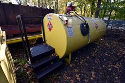 2,000 Gal. Single Wall Storage Tank w/Standard Volume Fuel Pump