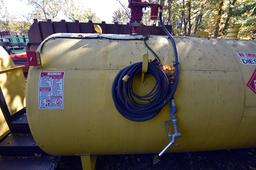 2,000 Gal. Single Wall Storage Tank w/Standard Volume Fuel Pump