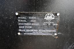 Blue Diamond Model: 102015 Stump Bucket Skid Steer Attachment