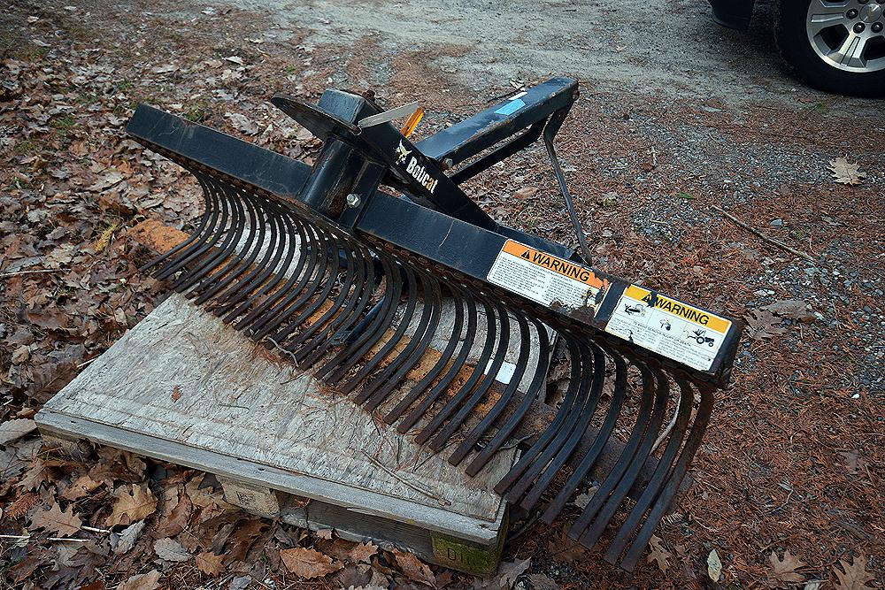 Bobcat 72" Rake Attachment (new)