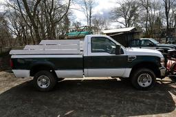 2008 Ford F-250 SD, 4WD w/ 8' Western Snow Plow