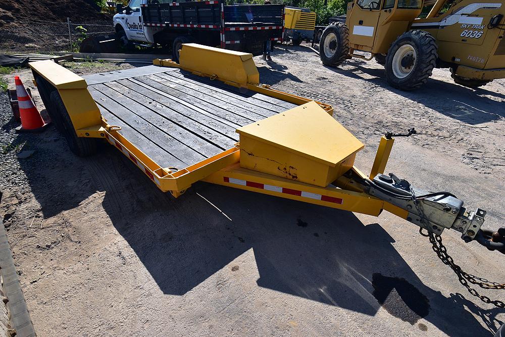 Tandem Axle, Tilt Deck Equipment Trailer (No Title)