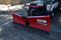 Western 9.5' Bifold Snow Plow w/ Mount