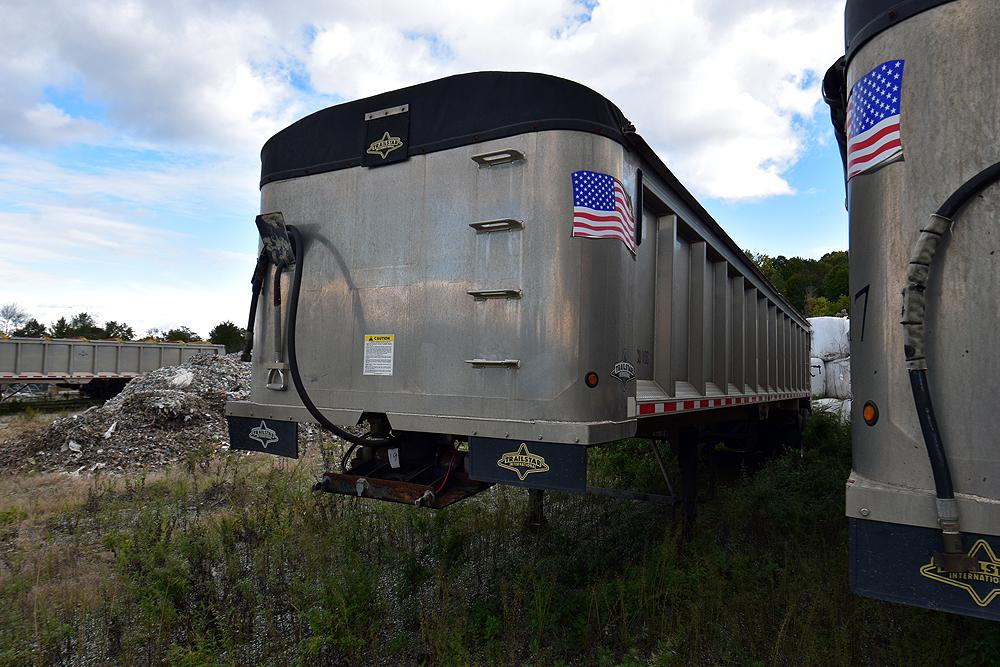 2017 Trailstar 60 Cubic Yard, Aluminum, End Dump Trailer