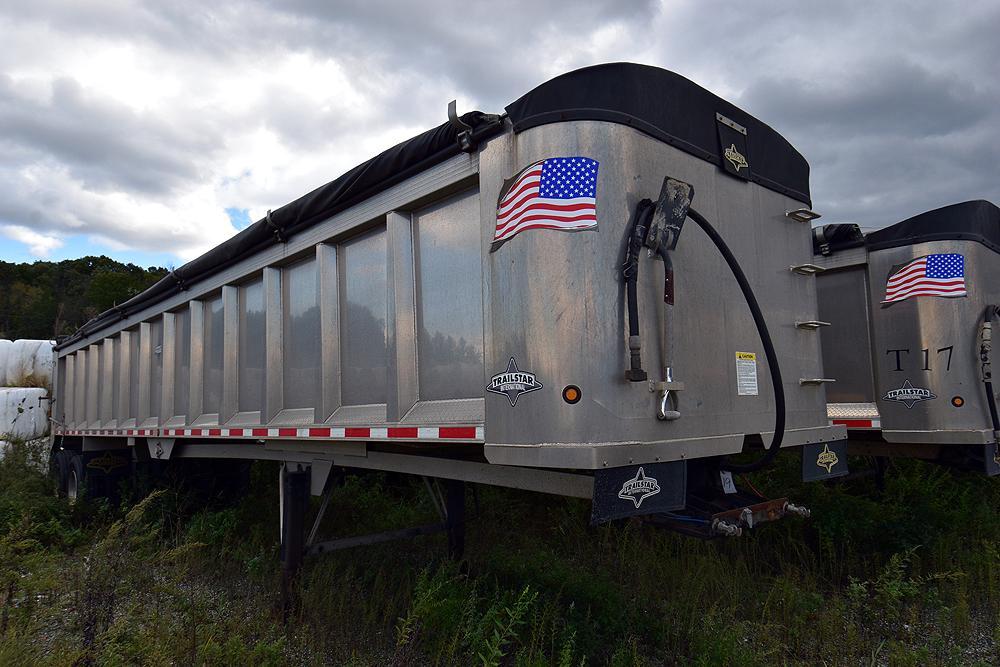 2017 Trailstar 60 Cubic Yard, Aluminum, End Dump Trailer